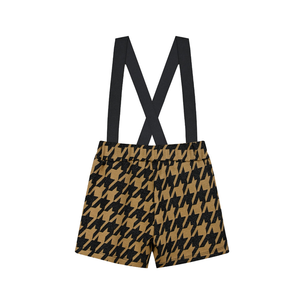 Houndstooth shorts for girls