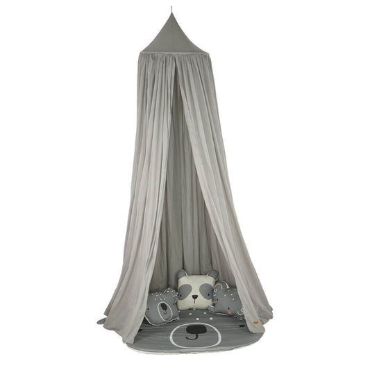 DECORATIVE CEILING MOSQUITO NETTING GRAY H 2.5m