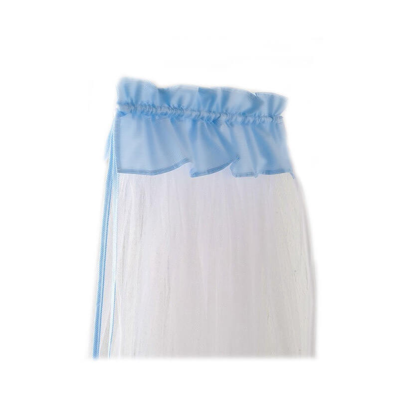 BLUE BED MOSQUITO NET