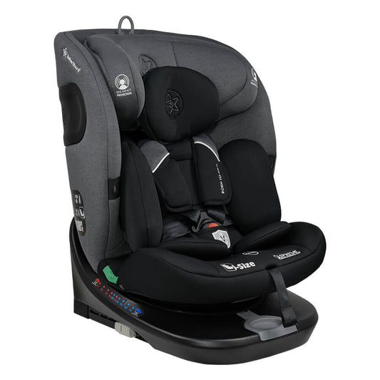 CAR SEAT SUPREME I-SIZE 360° STEEL GRAY