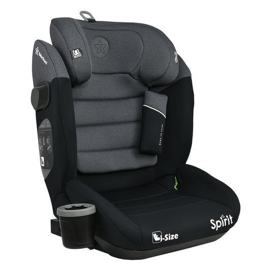 ΚΑΘΙΣΜΑ ΑΥΤΟΚΙΝΗΤΟΥ SPIRIT ISOFIX I-SIZE 100-150cm ΑΤΣΑΛΙ ΓΚΡΙ